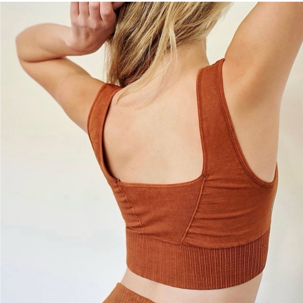 Free People Movement Good Karma Brown Bra